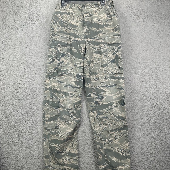 USAF Desert Digital Camo Pants Mens 32R Green Tiger Stripe Cargo Military Work‎ - Picture 1 of 7